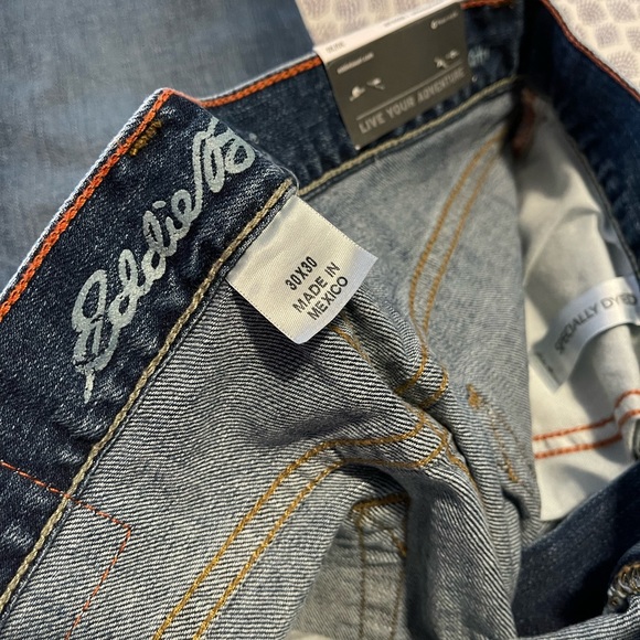 Eddie Bauer Classic straight Regular Stretch Denim Jeans NWT - Picture 5 of 8
